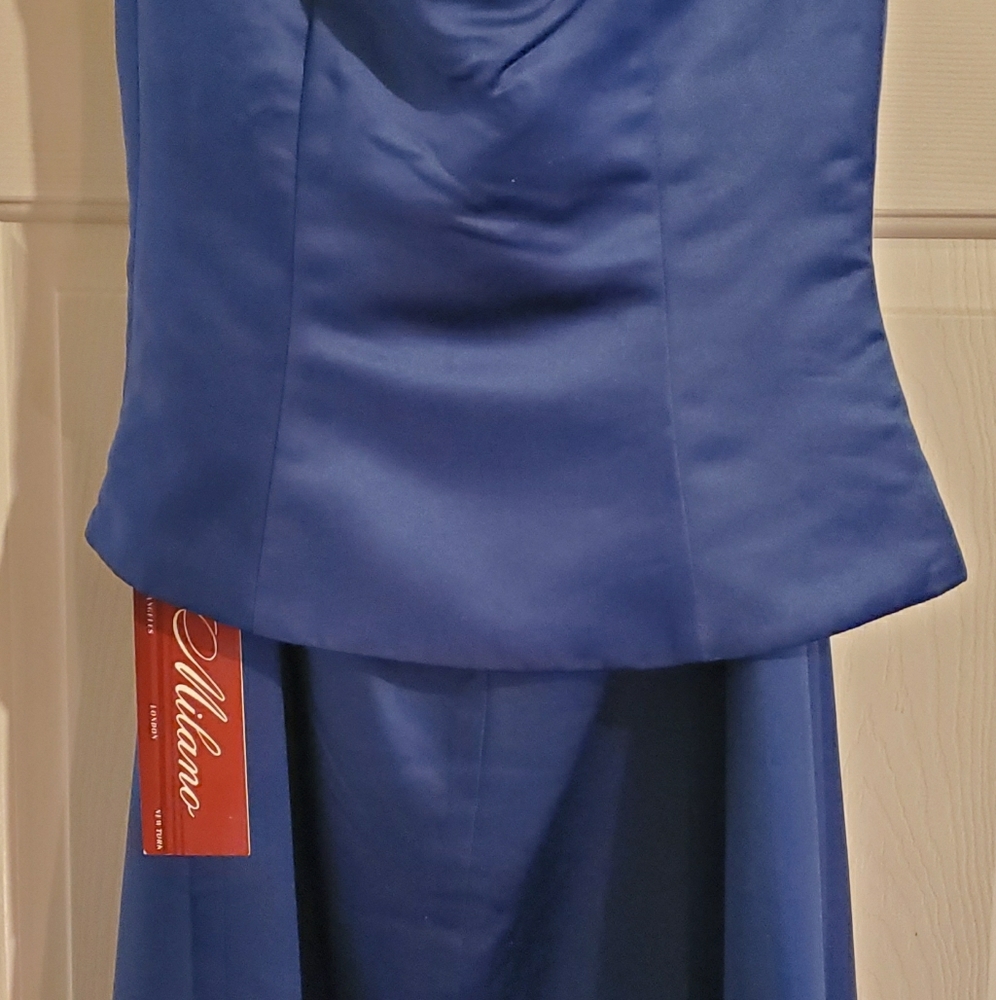 Gorgeous BNWT Satin Sleek Womens  Evening Gown